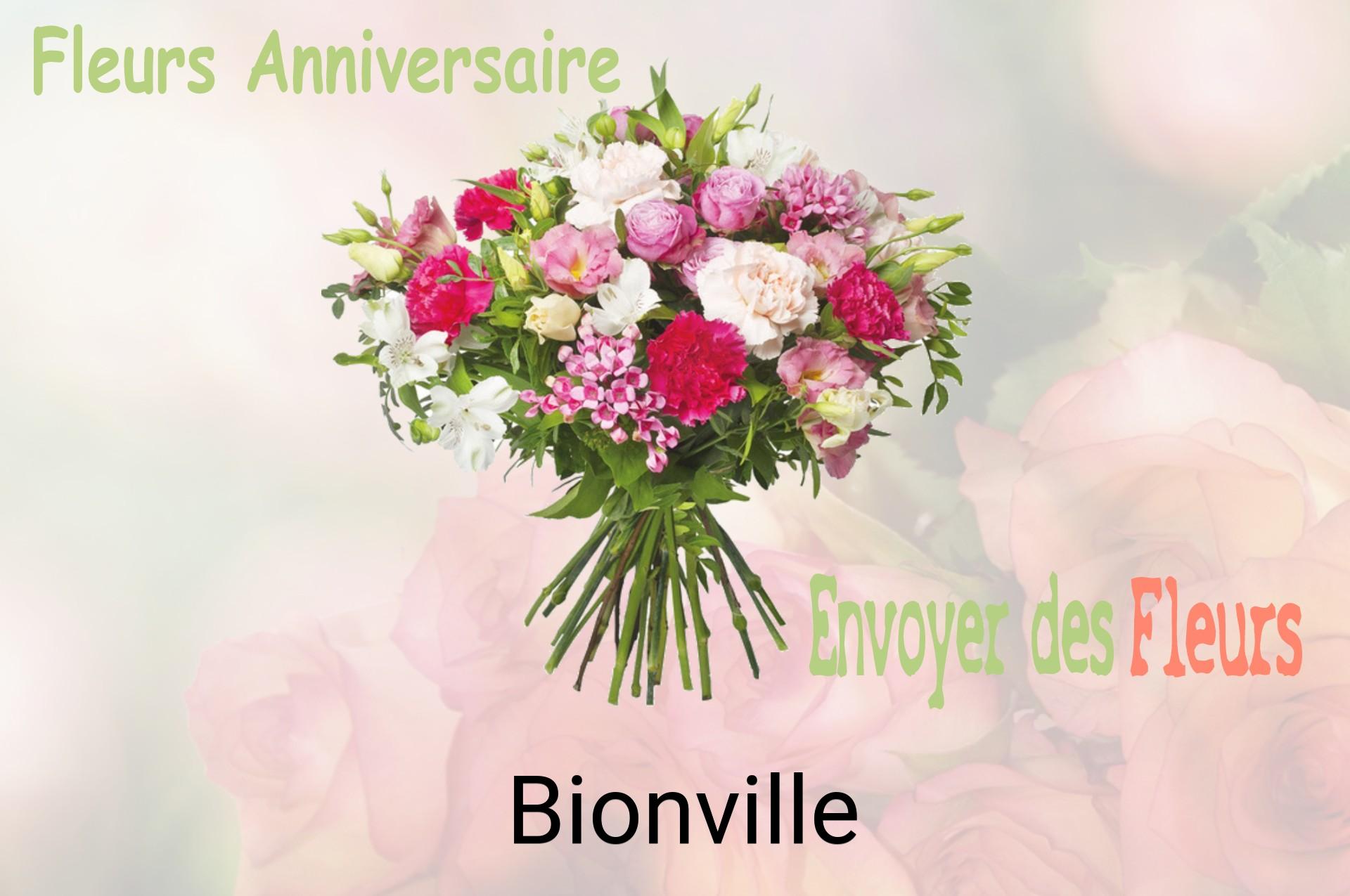 Bouquet de fleurs d’anniversaire livré à Bionville